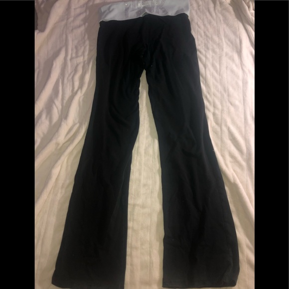 Blue and black PINK/ Victoria Secret pants - Picture 2 of 2